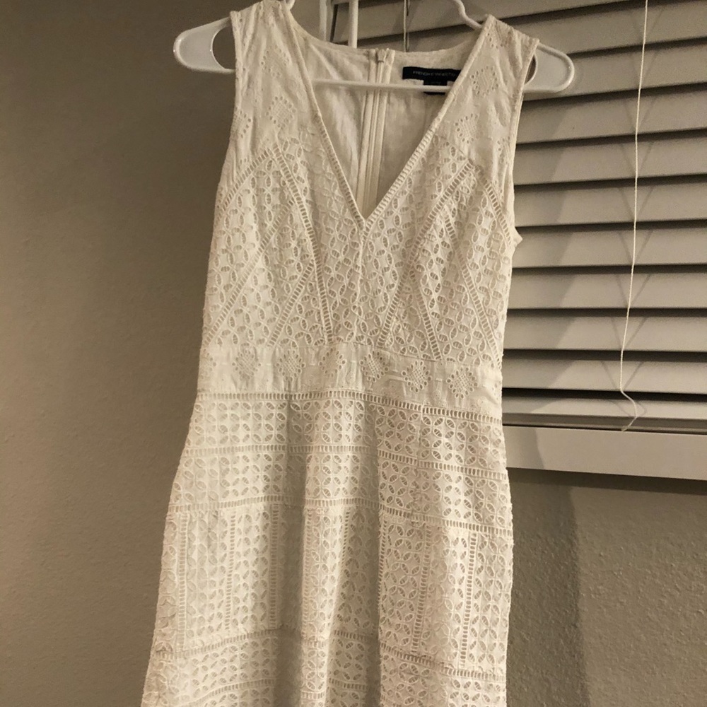 White lace dress
